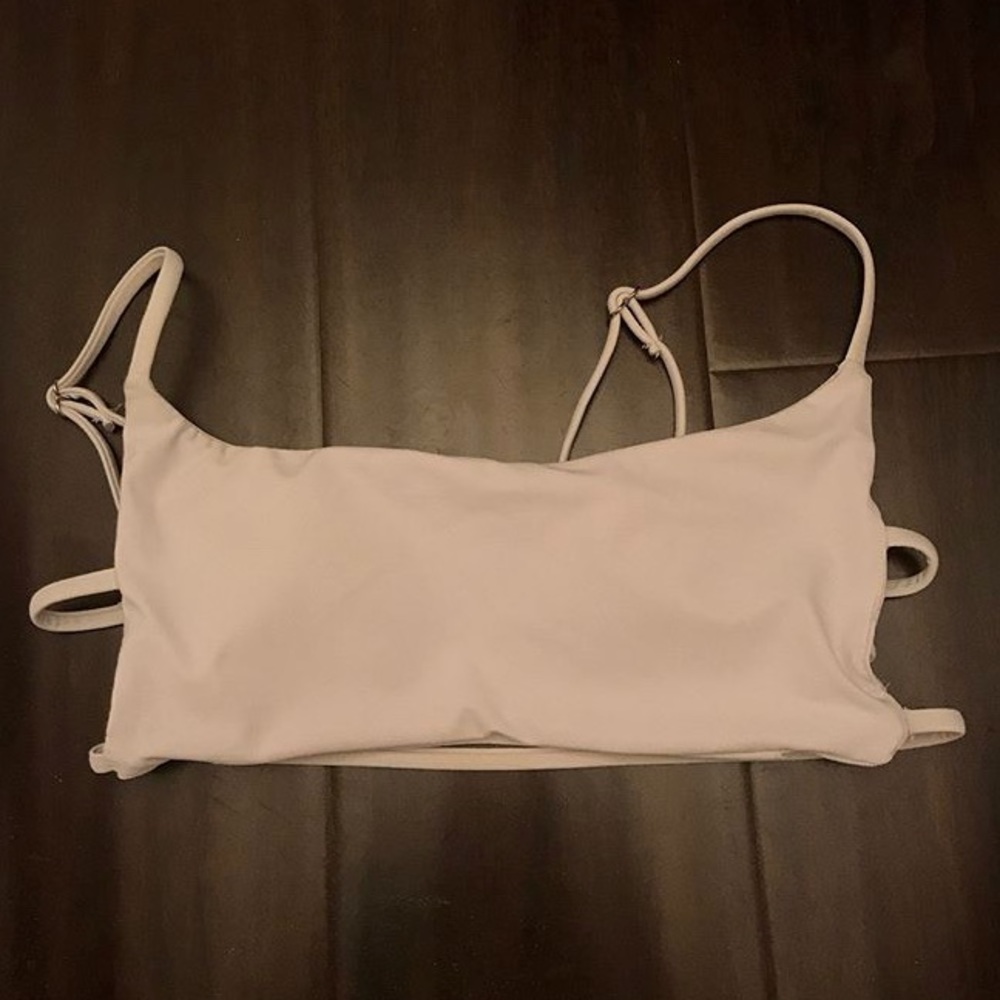 strapped bikini top